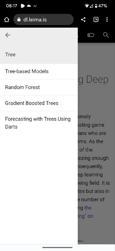#forecastingCreated some sections on forecasting with trees. This first draft provides some first steps to applying trees to forecasting problems as well as some useful theories about tree-based models.