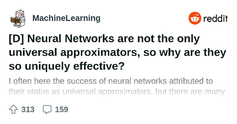 From the MachineLearning community on Reddit