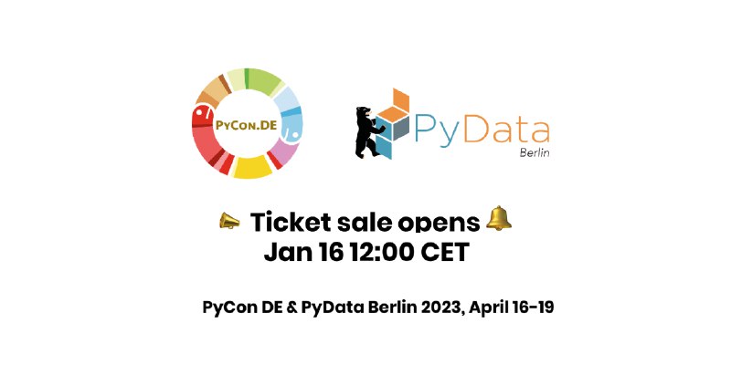 PyConDE & PyData Berlin 2023 Tickets