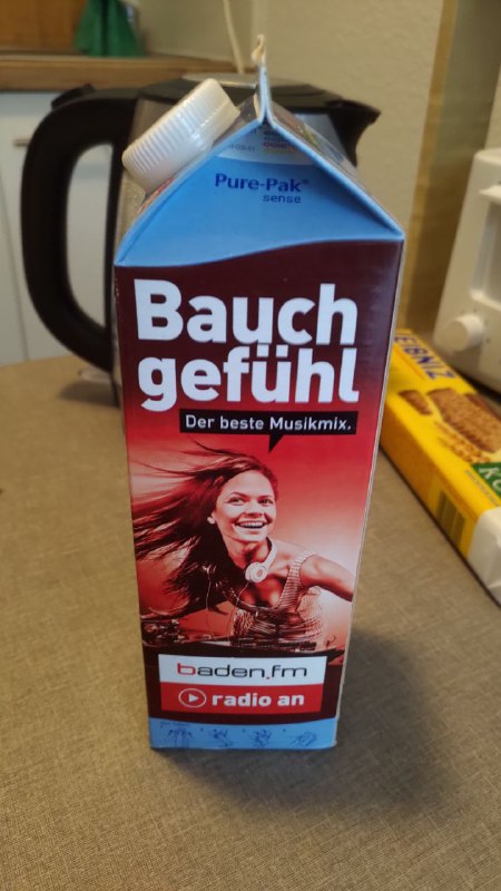 Interesting idea. The milk box as an ad platform 😱Interesting idea. The milk box as an ad platform 😱