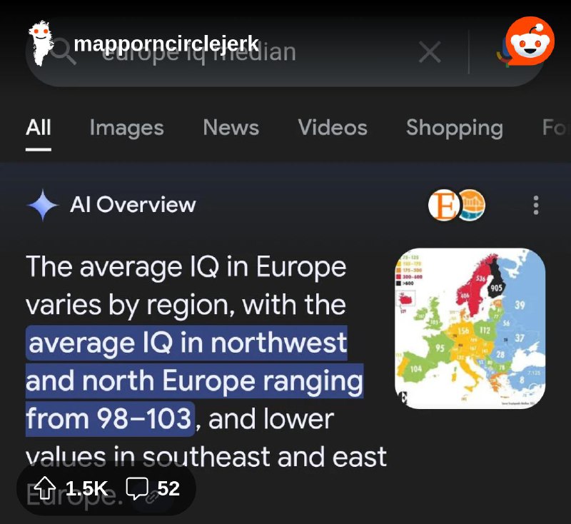 From the mapporncirclejerk community on Reddit: One of your maps has been found by the Google AI