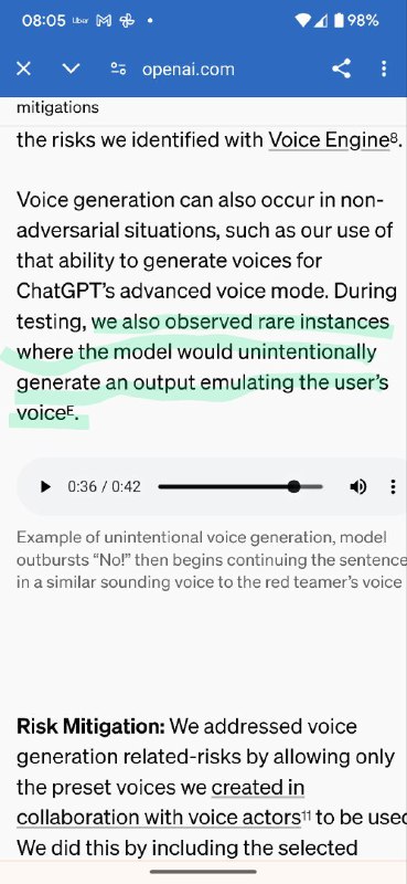 #ai So weird. GPT-4o System Card